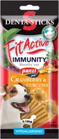 FitActive Hypoallergenic Denta-Sticks Immunity maškrty pre psov - čučoriedka & kurkuma S - 140 g