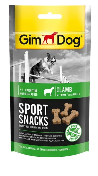 GimDog Sport Snacks Jehněčí 60 g