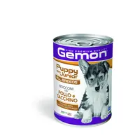 Gemon Puppy & Junior konzerva pro psy - kuřecí a krůtí 415 g