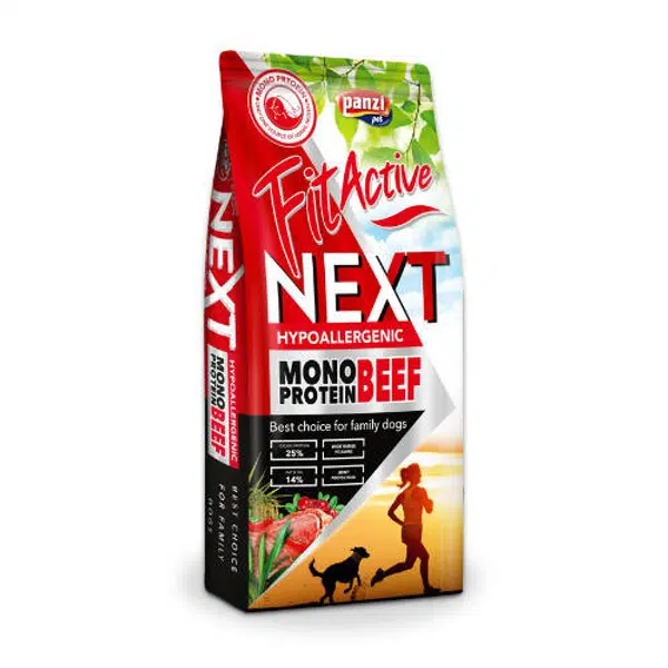 FitActive Next Hypoallergenic Monoprotein - hovädzie s brusnicami 15 kg