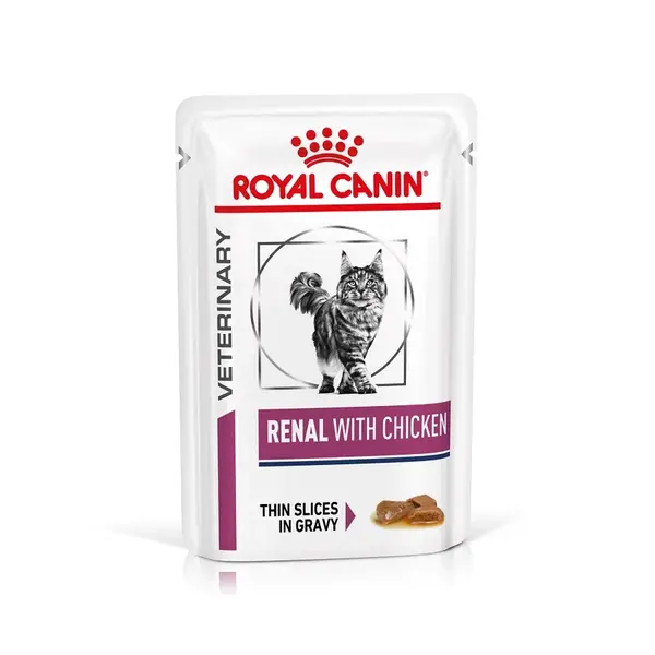 Royal Canin Feline Renal with Chicken Wet - kapsičky 12 x 85 g