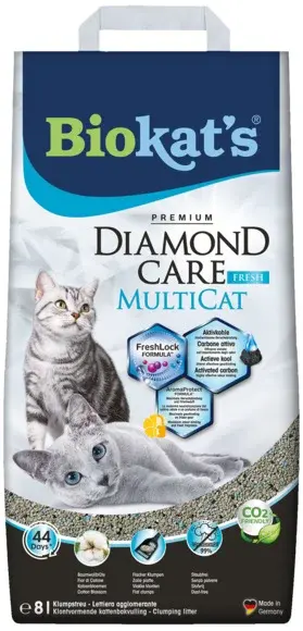 GimCat Biokat's Diamond Care MultiCat Fresh stelivo pro kočky 8 l