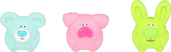 Flamingo Dumbo pískací latexové figurky zvířat 1 ks