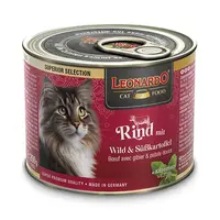 Leonardo konzerva pro kočky - hovězí, zvěřina a sladké brambory 200 g