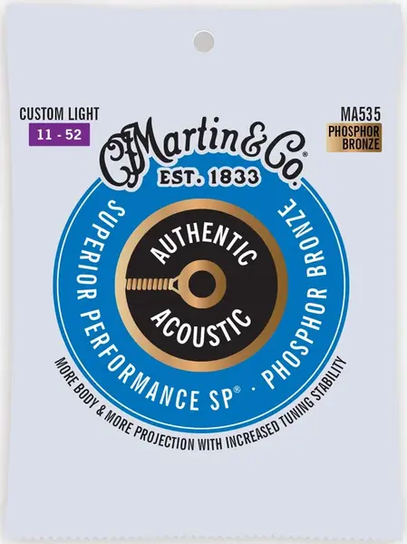 Martin Authentic SP 92/8 Phosphor Bronze Custom Light