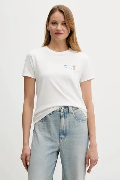 Bavlněné tričko MC2 Saint Barth