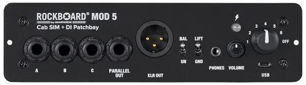 Rockboard MOD 5 - Cab SIM + DI Patchbay