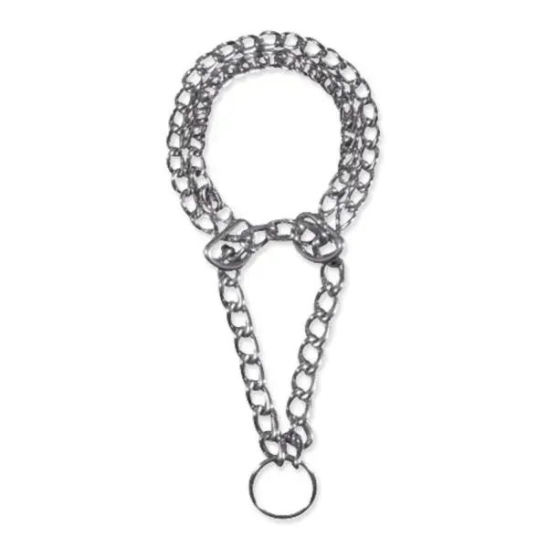 Obojok Trixie polosťahovacia reťaz dvojradový  55cmx2,5mm