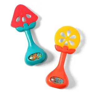 Babyono Edukační kousátko s chrastítkem - pomeranč, BabyOno