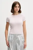 Tričko Hollister Co. dámské, růžová barva, KI339-5203