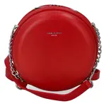 Dámská kulatá crossbody kabelka červená - David Jones Shabirre