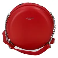 Dámská kulatá crossbody kabelka červená - David Jones Shabirre