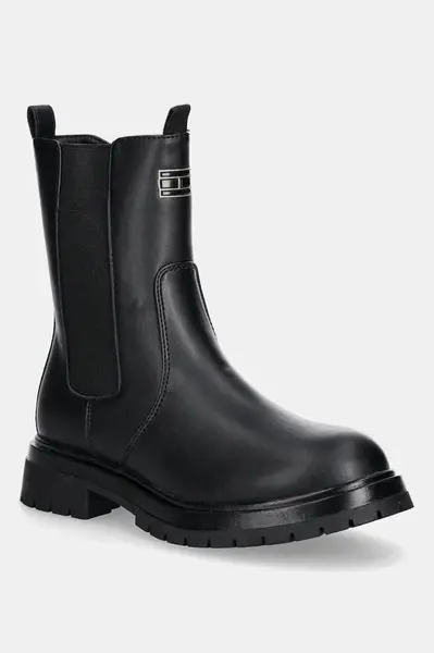 Dětské holínky Tommy Hilfiger černá barva, T3A5-34016