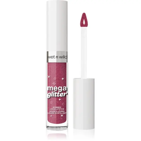 Wet n Wild Mega Glitter matná tekutá rtěnka se třpytkami odstín Pink Future 2.8 ml