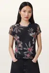 Tričko AllSaints ELLIE dámské, černá barva, W267JC