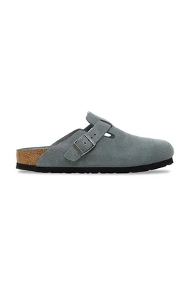 Pantofle Birkenstock Boston šedá barva, 1030870