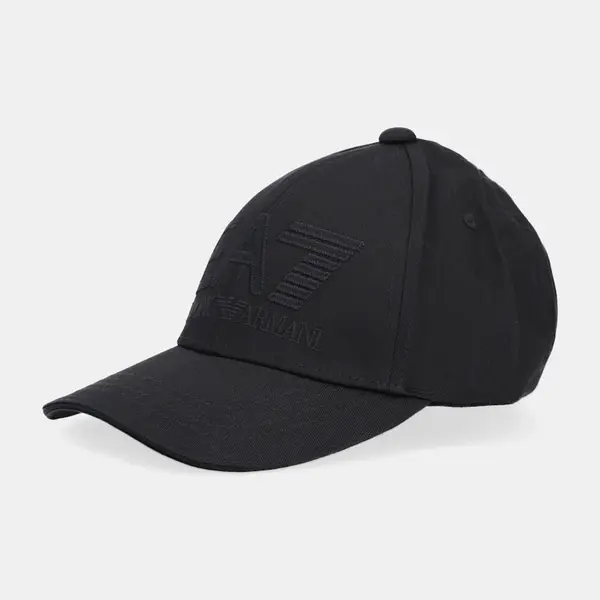 Kšiltovka EA7 Emporio Armani černá barva, AF11989.7X000321