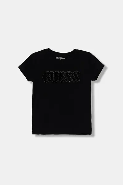 Dětské tričko Guess černá barva, J5YI52 J1314