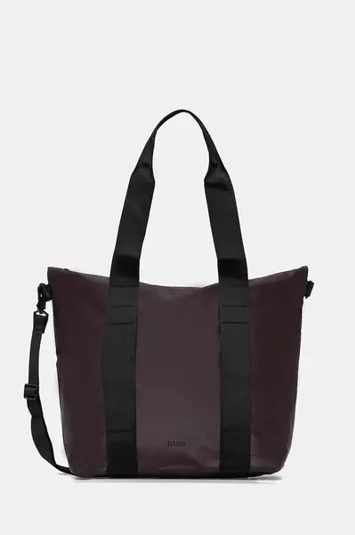 Kabelka Rains 14160 Tote Bag Mini hnědá barva, 14160
