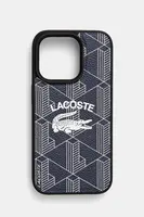 Obal na telefon Lacoste iPhone 15 Pro 6.1 tmavomodrá barva, LCHMP15LPIGV