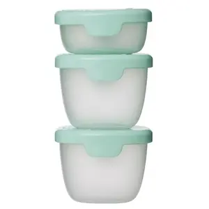 B.BOX Sada zelených krabiček snack tubs 3 kusy