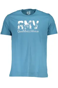 Modré pánské triko Gian Marco Venturi