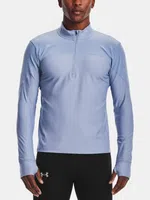 Under Armour Tričko QUALIFIER HALF ZIP-BLU - Pánské