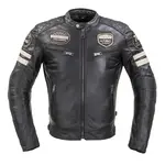 Pánská kožená bunda W-TEC Milano černá 4XL