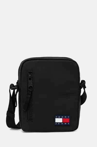 Taštička Tommy Jeans černá barva, AM0AM13396