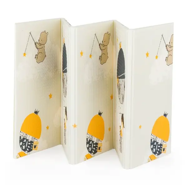 PETITE&MARS Podložka na hraní skládací Campy Mountains&Triangles