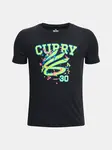 Under Armour Tričko UA CURRY LOGO SS-BLK - Kluci