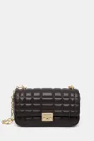 Kožená kabelka MICHAEL Michael Kors TRIBECA hnědá barva, 30R4G2RL7L