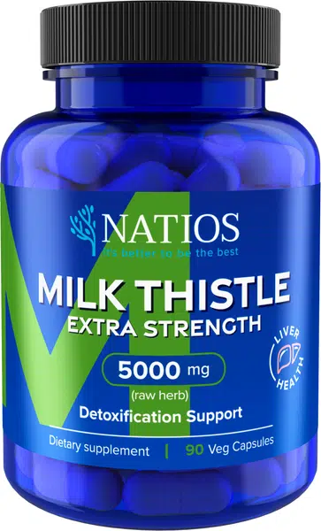Natios Ostropestřec 5000 mg 90 veganských kapslí