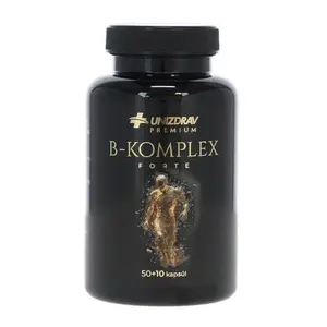 B-komplex Forte UNIZDRAV, 50 + 10 kapsúl zdarma