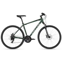 Pánské crossové kolo KELLYS CLIFF 70 28" 10.0 L (21", 175-190 cm) Moss Green