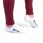 Bambusové neviditelné ponožky inSPORTline Silvatic Noshow AG+ antibakteriální - 3 páry bílá 39-42