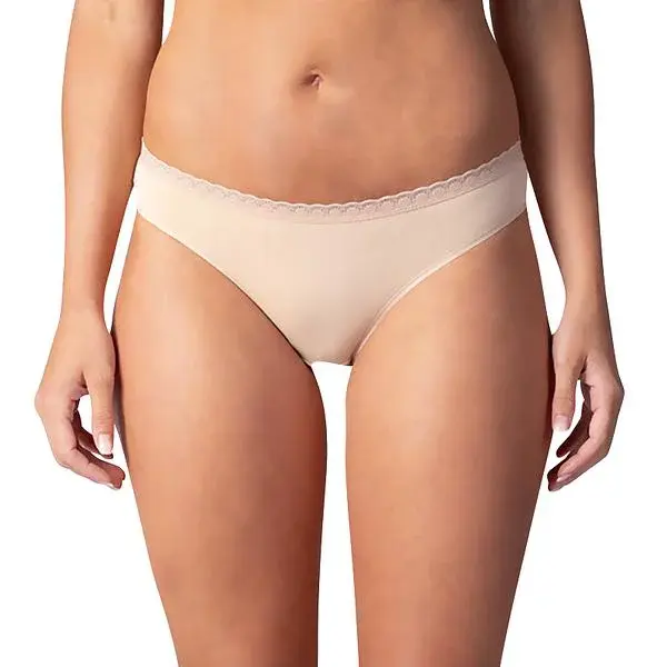 Bellinda 
DAILY MICRO SLIP - Women's panties with lace - nude