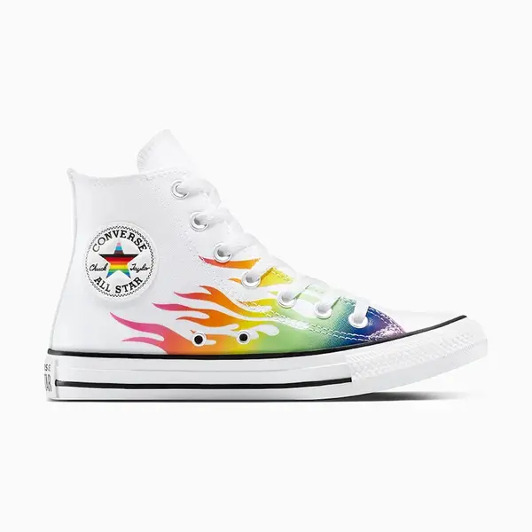Kecky Converse Chuck Taylor All Star Pride bílá barva, A15780C