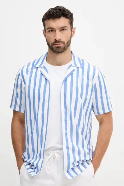 Košile s příměsí lnu Lindbergh