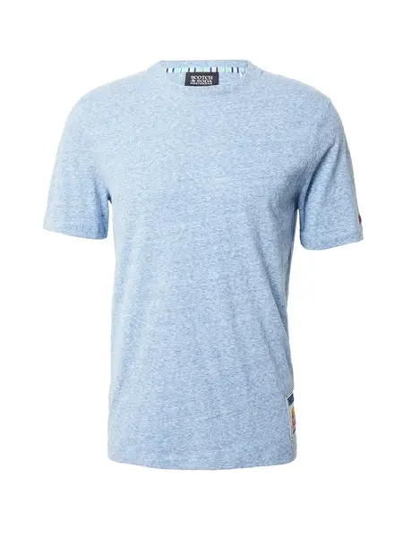SCOTCH & SODA Tričko  modrá melírovaná