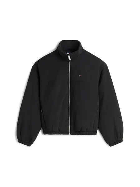 Tommy Jeans Prechodná bunda  čierna