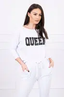 Sada s bílým potiskem Queen