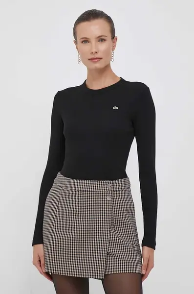Lacoste Bavlněné tričko s dlouhým rukávem Lacoste