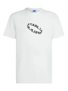 KARL LAGERFELD JEANS Tričko  čierna / biela