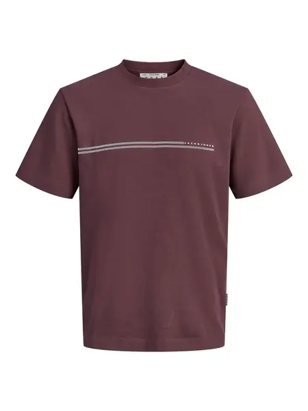 JACK & JONES Dres 'JCOFusion'  burgundská / biela