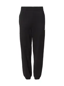 Calvin Klein Jeans Nohavice 'Monogram Cuffed'  čierna / biela
