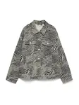 VERO MODA Prechodná bunda 'VMTessa'  tmelová / čierna