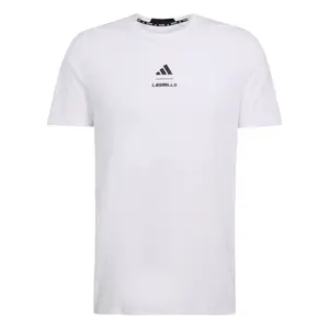 ADIDAS PERFORMANCE Funkčné tričko 'Les Mills'  čierna / biela