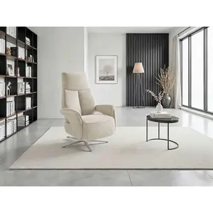 Sit & More RELAXAČNÍ KŘESLO, textil, barvy stříbra