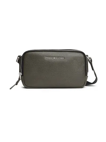 TOMMY HILFIGER Taška cez rameno  tmavozelená